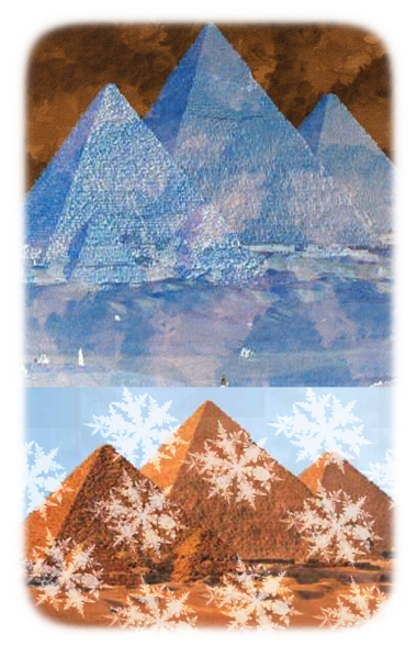 ice pyramids?